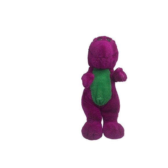Vintage Barney The Dinosaur 12" Plush 1992 Lyons Group Purple Stuffed Toy - Picture 9 of 15